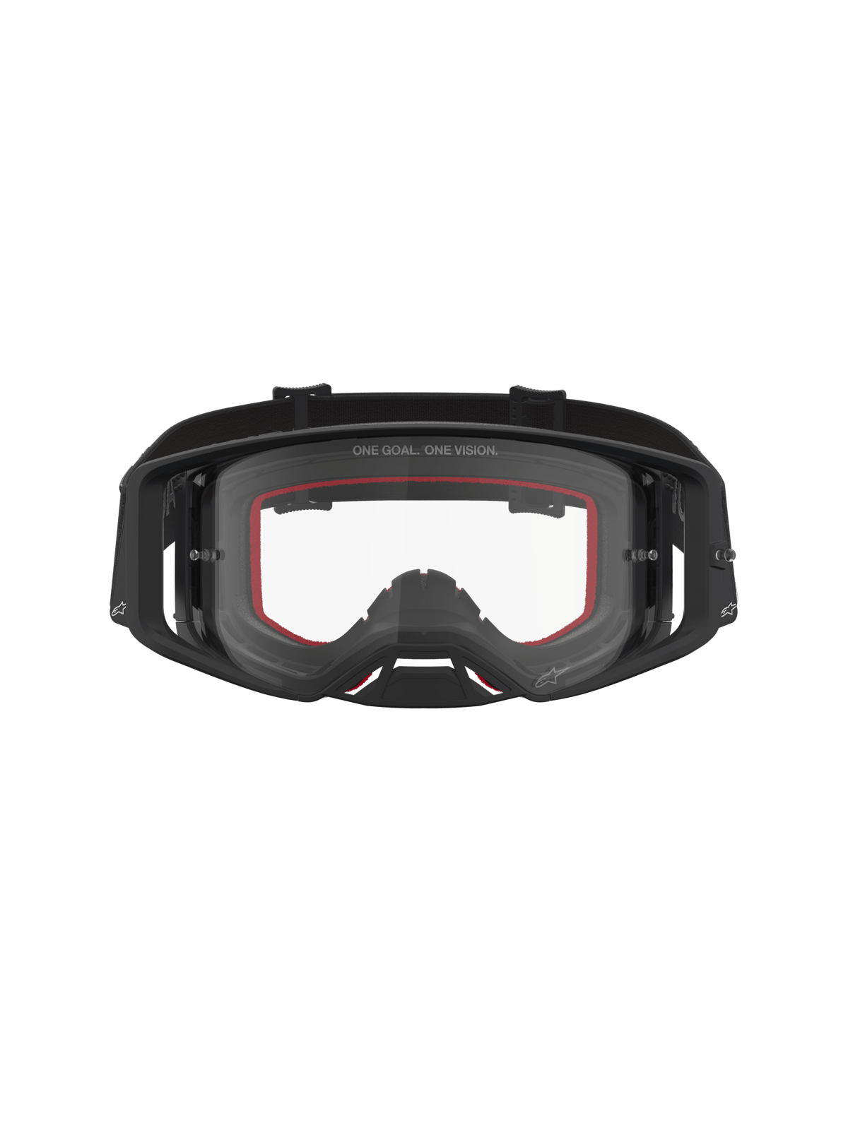 Alpinestars Supertech Vesta Lunettes de sécurité Noir Mat Argent Transparent - MxProStoreParts