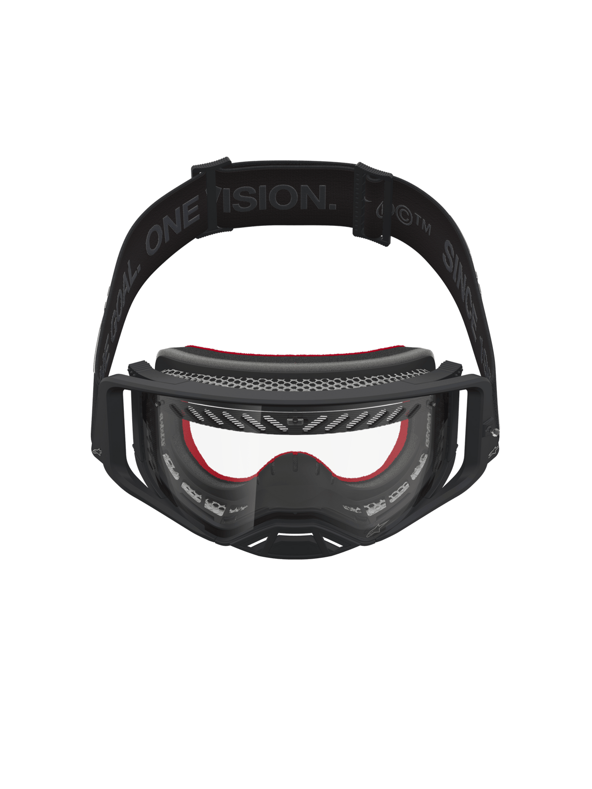 Alpinestars Supertech Vesta Lunettes de sécurité Noir Mat Argent Transparent - MxProStoreParts