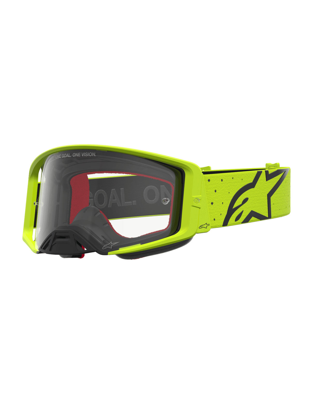 Alpinestars Supertech Vesta Gafas de Seguridad Amarillo Flúor Negro Transparente - MxProStoreParts