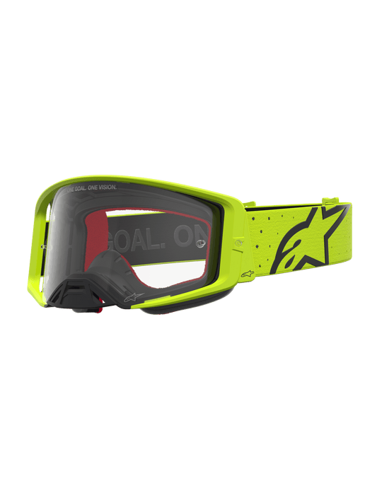 Alpinestars Supertech Vesta Lunettes de sécurité Jaune Fluo, Noir et Transparent