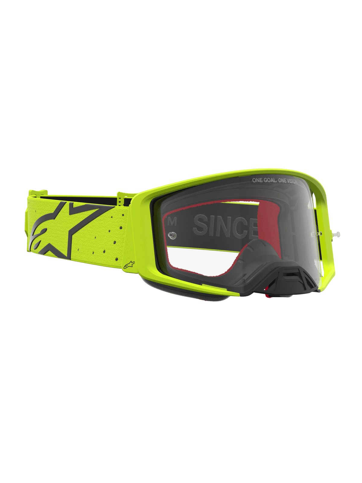 Alpinestars Supertech Vesta Gafas de Seguridad Amarillo Flúor Negro Transparente - MxProStoreParts
