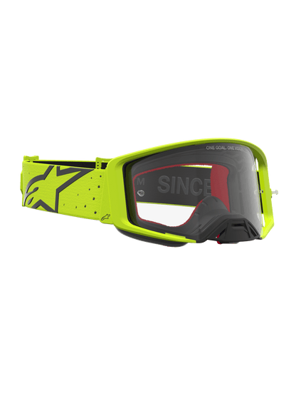 Alpinestars Supertech Vesta Gafas de Seguridad Amarillo Flúor Negro Transparente - MxProStoreParts