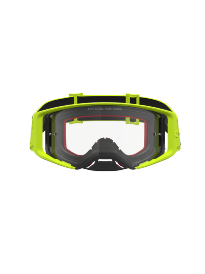 Alpinestars Supertech Vesta Gafas de Seguridad Amarillo Flúor Negro Transparente - MxProStoreParts