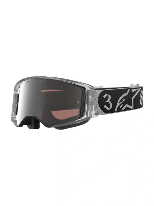 Alpinestars 2026 Supertech Haiden Deegan Signature DNGR38 XXV gafas de cross con lente espejada de plata