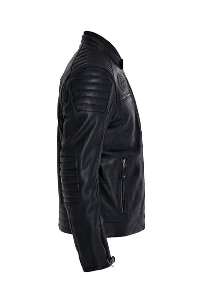 JOHN DOE Dexter leren herenjas zwart 2XL