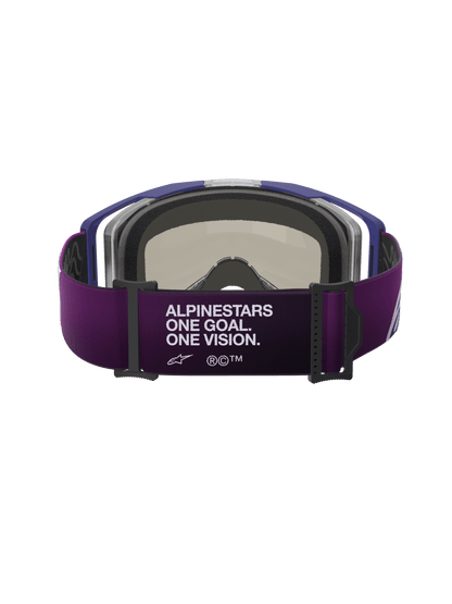 Alpinestars Vision 8 Corp Lunettes de sécurité A-Flex Violet Gris Clair Argent - MxProStoreParts