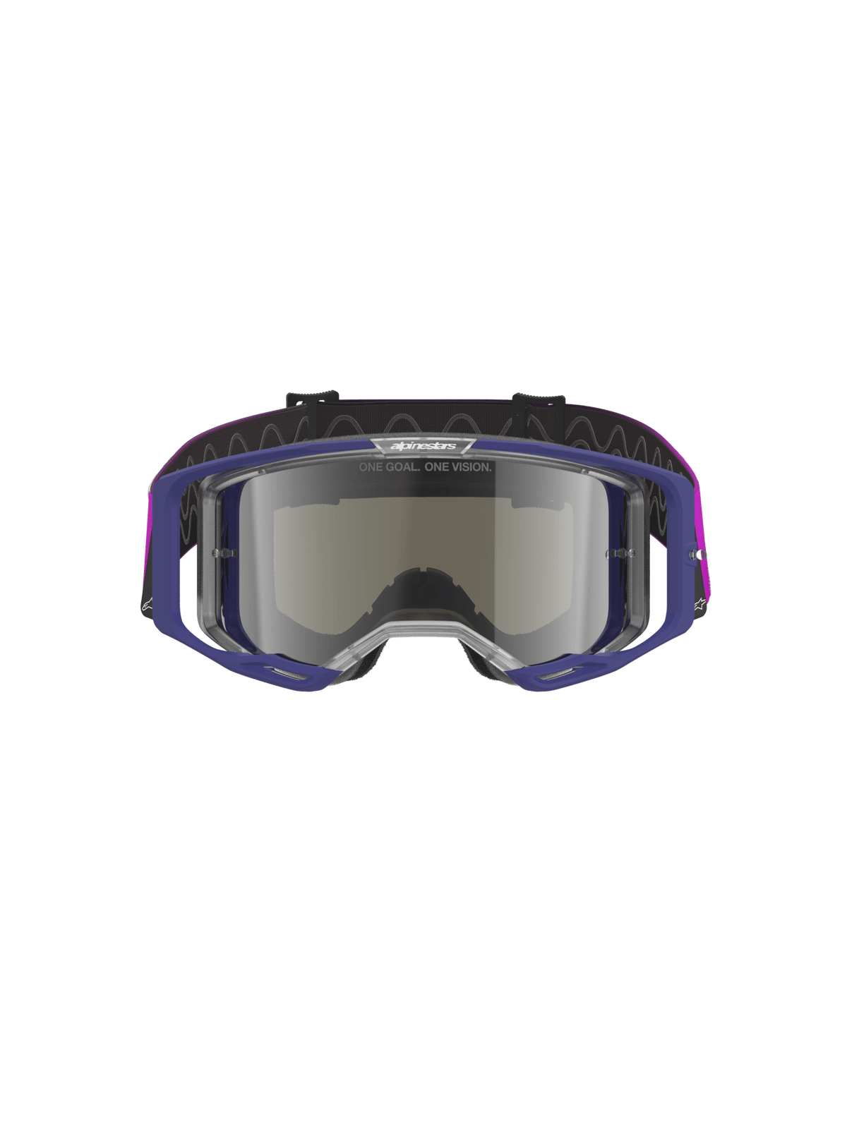 Alpinestars Vision 8 Corp Lunettes de sécurité A-Flex Violet Gris Clair Argent - MxProStoreParts
