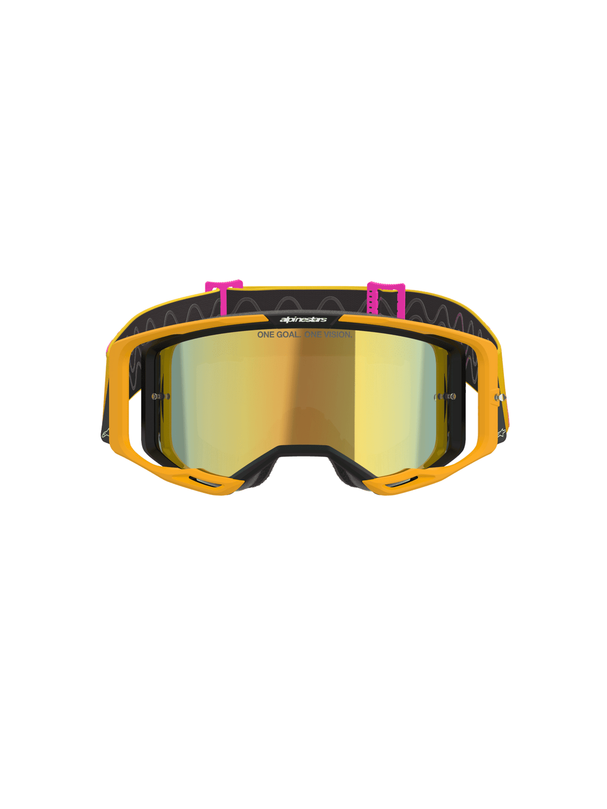 Gafas de seguridad Alpinestars Vision 8 Corp Espejo Dorado Naranja Amarillo Rosa - MxProStoreParts