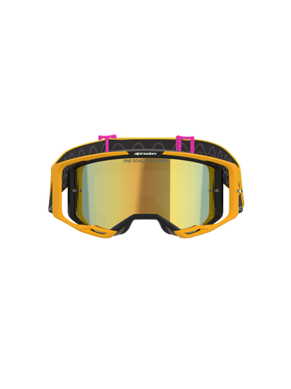 Gafas de seguridad Alpinestars Vision 8 Corp Espejo Dorado Naranja Amarillo Rosa - MxProStoreParts