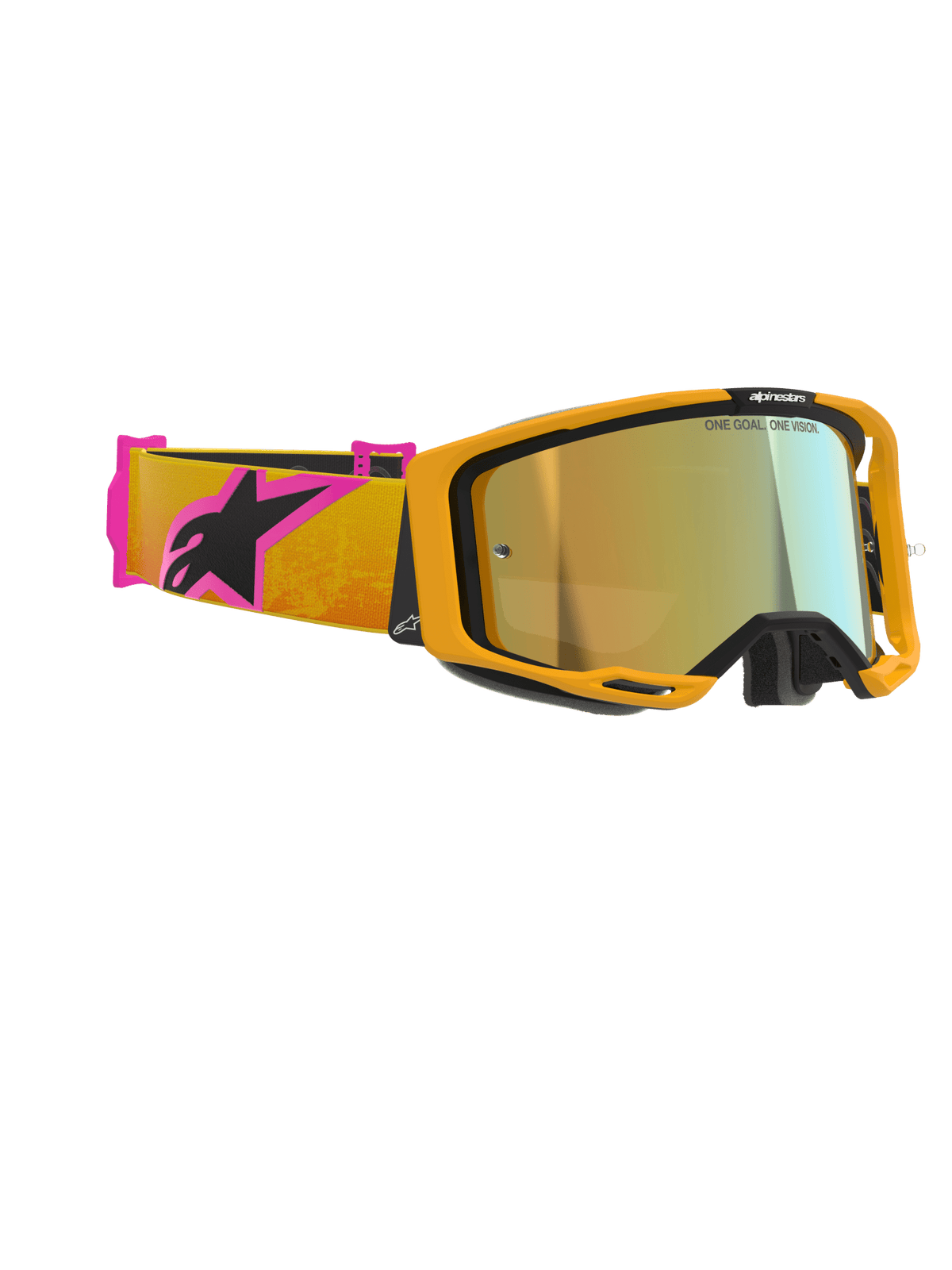 Gafas de seguridad Alpinestars Vision 8 Corp Espejo Dorado Naranja Amarillo Rosa - MxProStoreParts