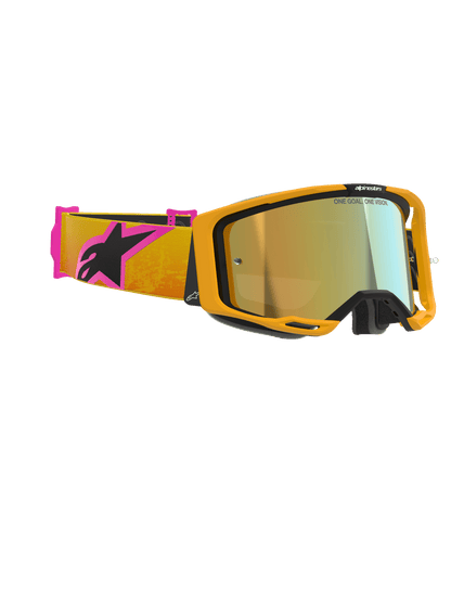 Gafas de seguridad Alpinestars Vision 8 Corp Espejo Dorado Naranja Amarillo Rosa - MxProStoreParts