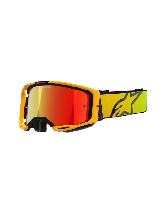 Alpinestars Antiparras Vision 8 CORP Amarillo Rosa Espejo Rojo/