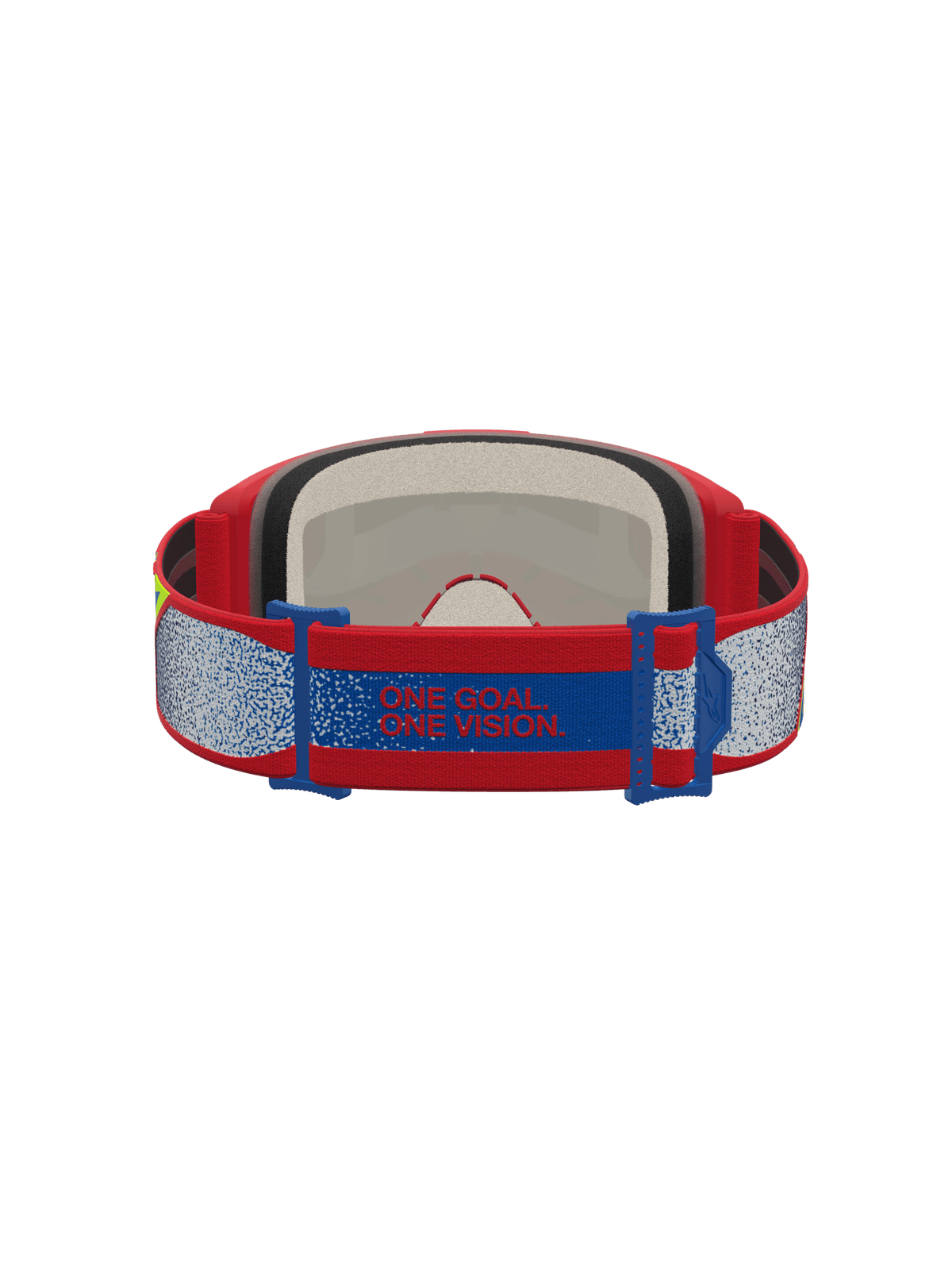 Alpinestars Vision 5 Drag Gafas de Seguridad Rojo Fuego Azul Espejado Dorado - MxProStoreParts