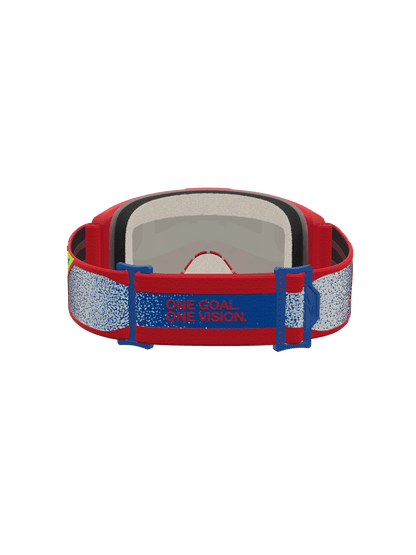Alpinestars Vision 5 Drag Gafas de Seguridad Rojo Fuego Azul Espejado Dorado - MxProStoreParts