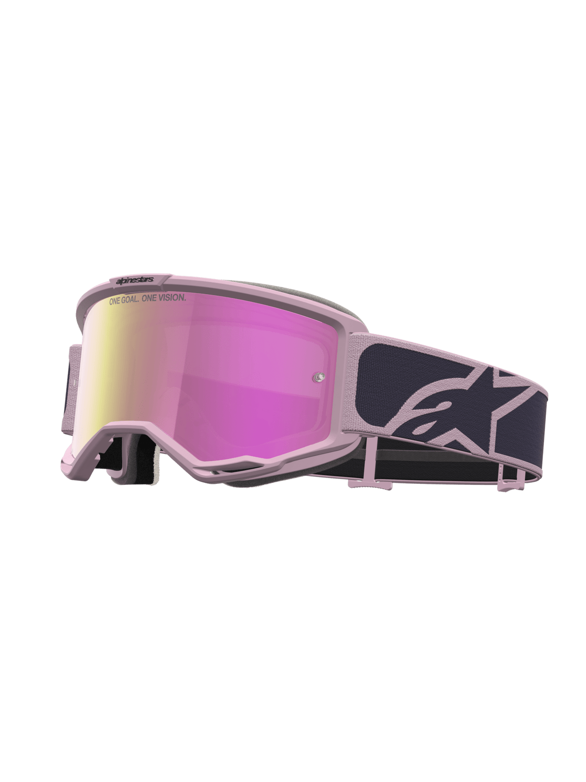 Alpinestars Vision 5 Rora lunettes de sécurité Graystone Old Pink Mirror Pink - MxProStoreParts