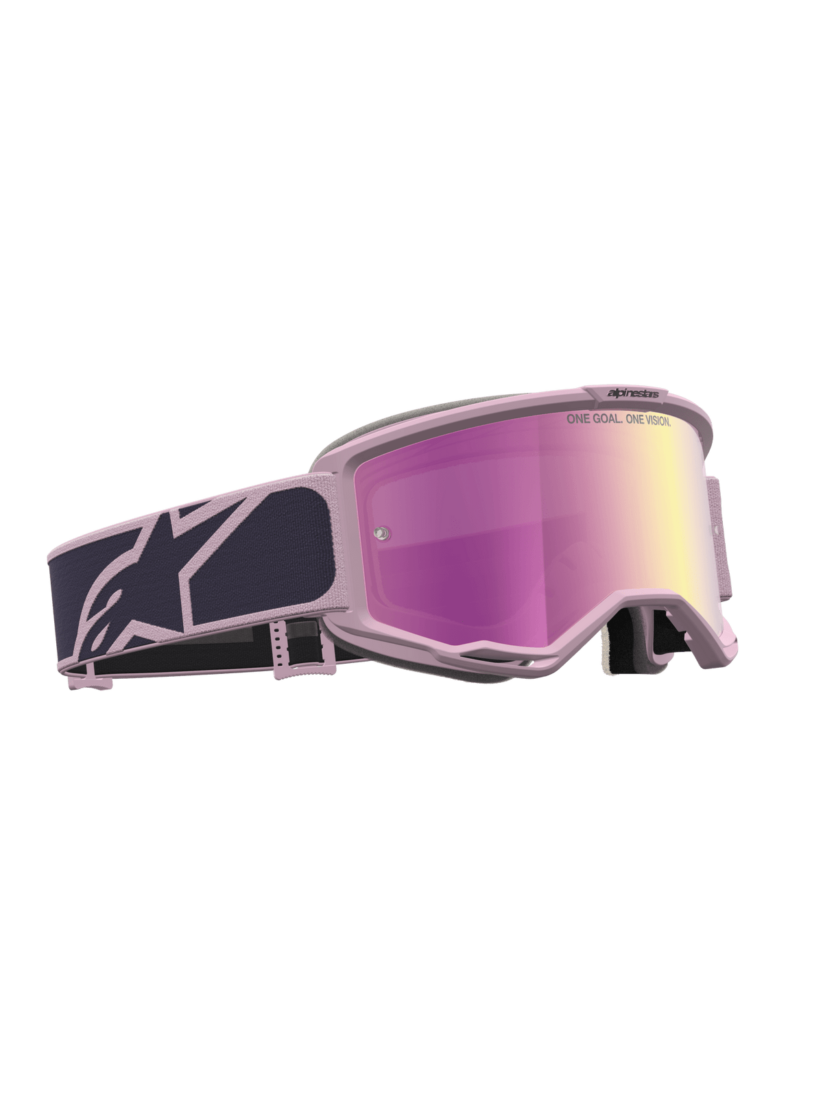 Alpinestars Vision 5 Rora lunettes de sécurité Graystone Old Pink Mirror Pink - MxProStoreParts
