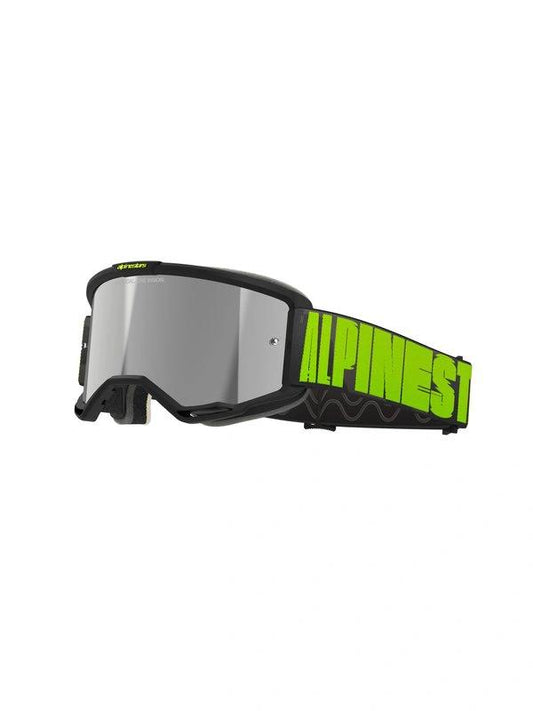 Alpinestars Lunettes de protection Vision 5 HOLLOW CHARCOAL YLLW FL Mirror SILVER