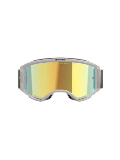 Alpinestars Vision 5 Hollow Wind mirror gold motorcycle goggles