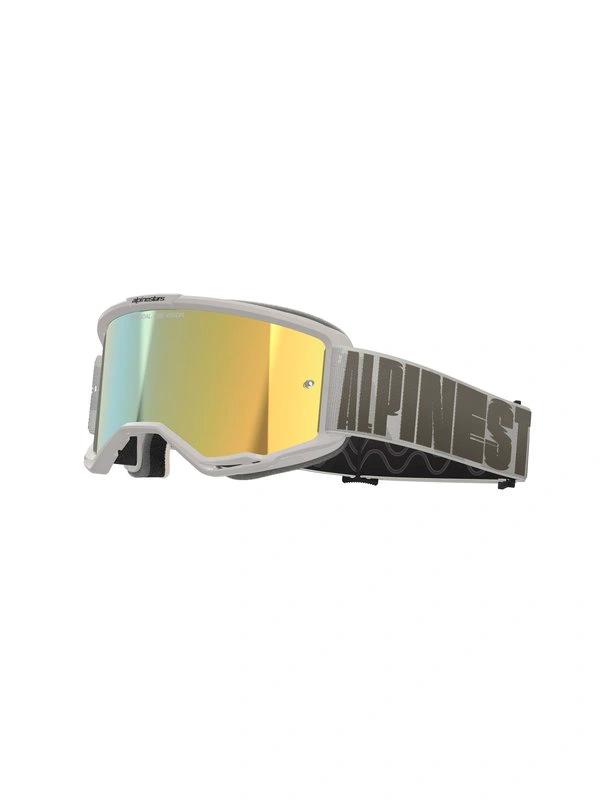 Alpinestars Vision 5 Hollow Wind motorcycle goggles with gold mirrored lens