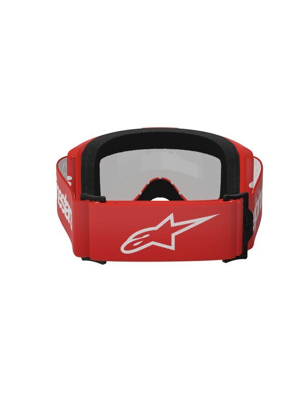 Alpinestars Vision 3 Wordmark Goggles Red Silver Mirror - MxProStoreParts