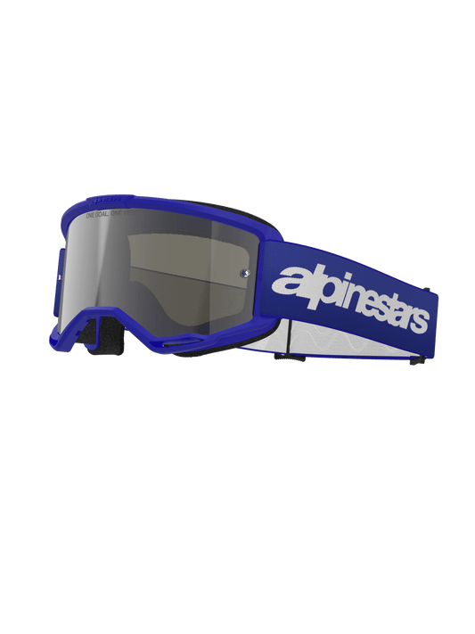 Alpinestars Vision 3 Wordmark Gafas de seguridad Azul Plata Espejada