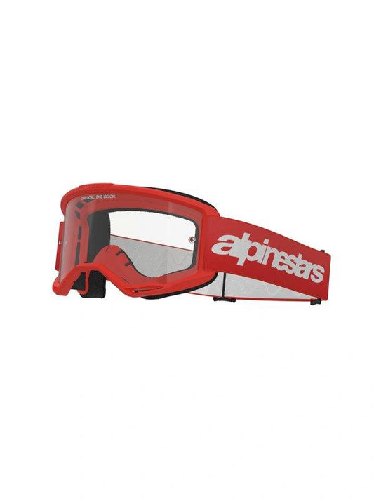 Alpinestars Goggles Vision 3 WORDMARK Red/Clear