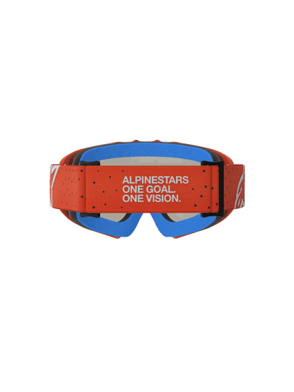 Alpinestars Lunettes de sécurité Vision Vesta pour jeunes Orange et Argent, Miroir Argent - MxProStoreParts
