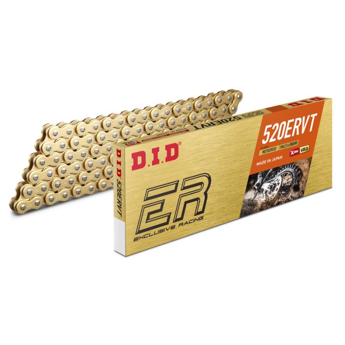 D.I.D 520ERVT G&G Chaîne + maillon de connexion (FJ) (remplace 520VT) - MxProStoreParts