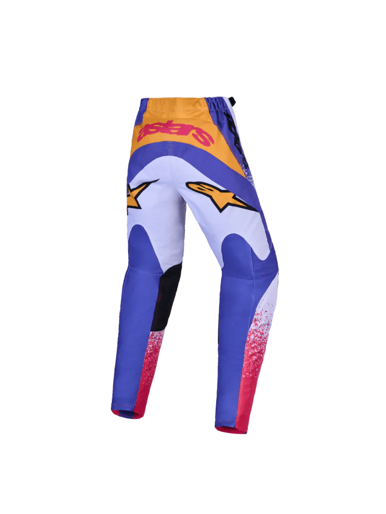 Pantalón Fluid Drag Infantil Lila Claro Azul Iris Dorado - MxProStoreParts