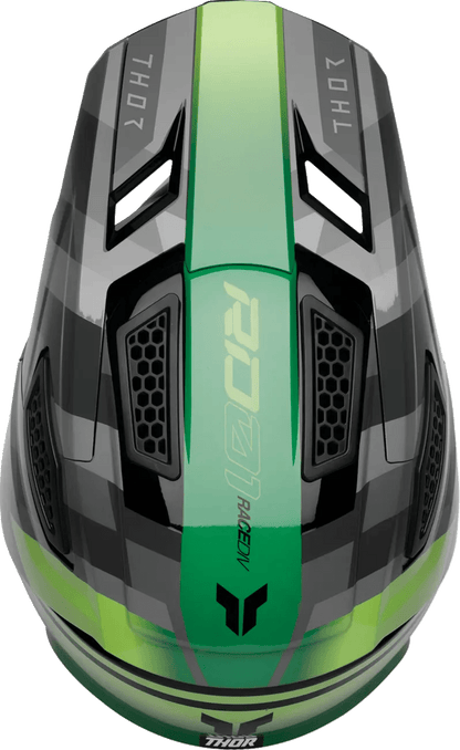 THOR Fleet Camber casque cross – Noir/Vert - MxProStoreParts