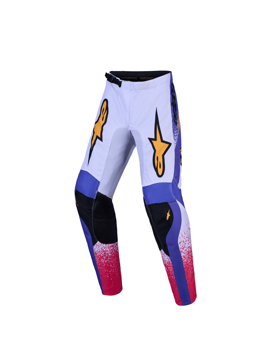 Pantalón Fluid Drag Infantil Lila Claro Azul Iris Dorado - MxProStoreParts