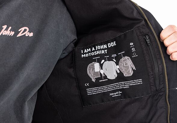 JOHN DOE Maverick herenjas van XTM® Denim zwart 2XL - MxProStoreParts