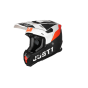 Just1 J-22 C Casque de Motocross Adrenaline Orange Blanc Carbone Mat - MxProStoreParts