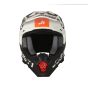 Just1 J-22 C Casque de Motocross Adrenaline Orange Blanc Carbone Mat - MxProStoreParts
