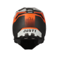 Just1 J-22 C Casque de Motocross Adrenaline Orange Blanc Carbone Mat - MxProStoreParts