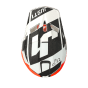 Just1 J-22 C Casque de Motocross Adrenaline Orange Blanc Carbone Mat - MxProStoreParts