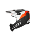 Just1 J-22 C Casque de Motocross Adrenaline Orange Blanc Carbone Mat - MxProStoreParts