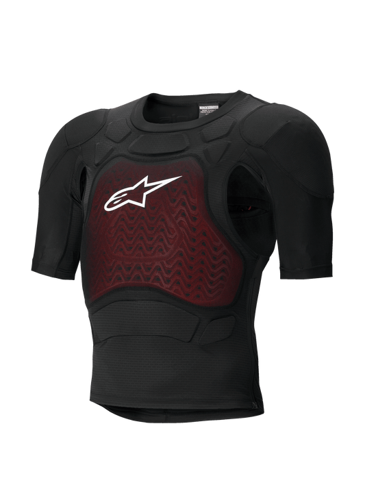 Alpinestars Bionic Plasma LT Schutzjacke Kurzarm Offroad Enduro Schwarz Weiß