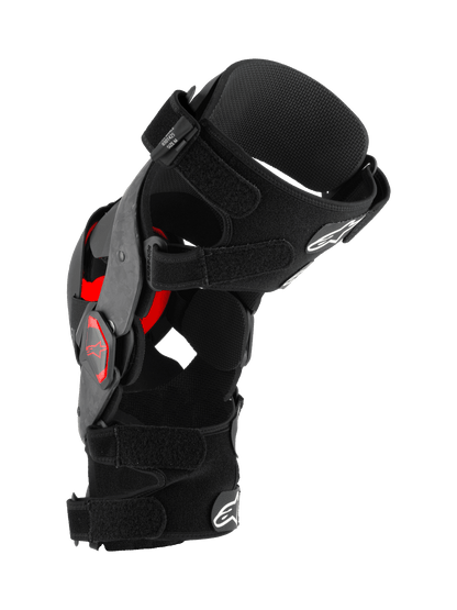 Alpinestars Supertech RK-10 Plasma Genouillère Noir Rouge - MxProStoreParts
