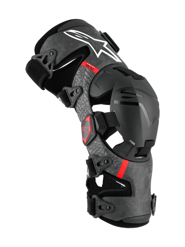 Alpinestars Supertech RK-10 Plasma Genouillère Noir Rouge - MxProStoreParts