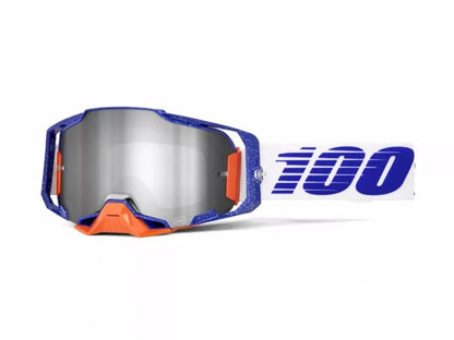 100% Armega Gafas de motocross Lavingaad (Lente: Espejo Plata) - MxProStoreParts