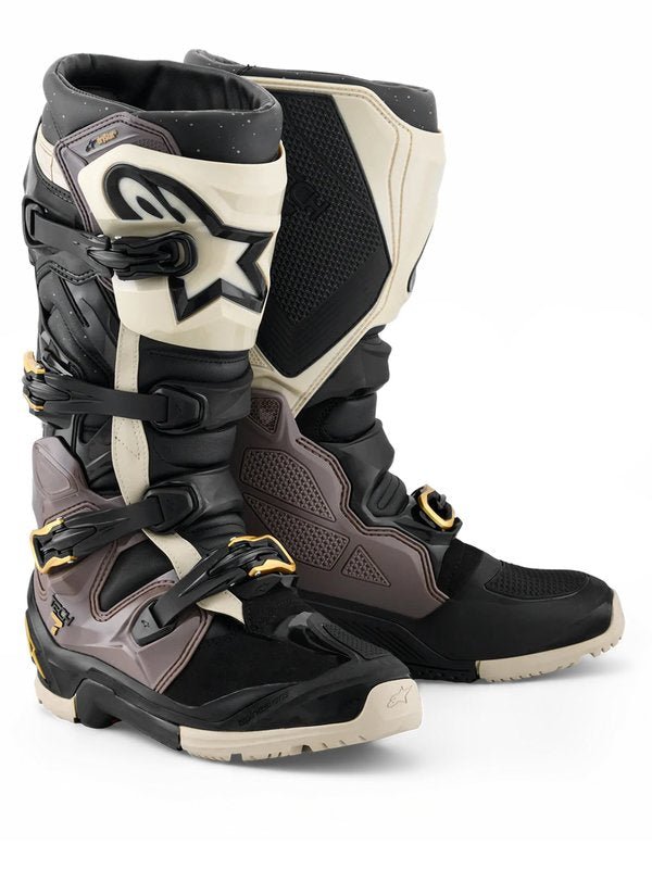 Alpinestars Tech 7 Enduro Drystar Boots Black Grey Gold - MxProStoreParts