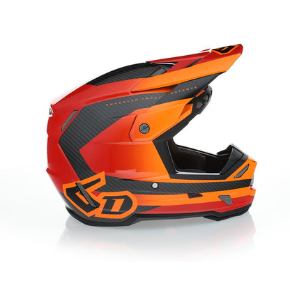 6D ATR-3 Casque cross FIM Orange Brillant Pur - MxProStoreParts