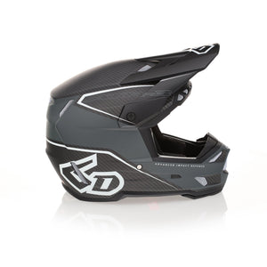 6D ATR-3 Zone Casque Cross Mate Blanc FIM