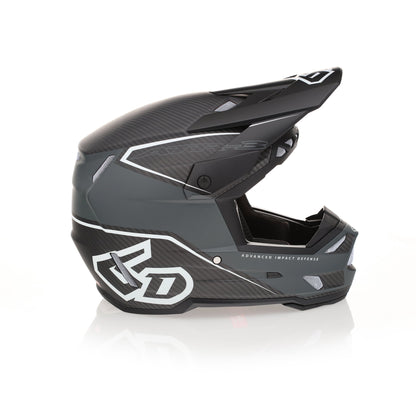 6D ATR-3 Zone Casque Cross Mate Blanc FIM - MxProStoreParts