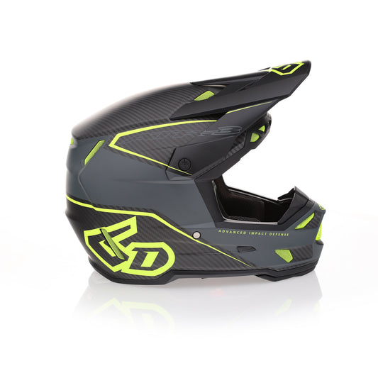 Casque cross 6D ATR-3 Zone Matte Yellow FIM