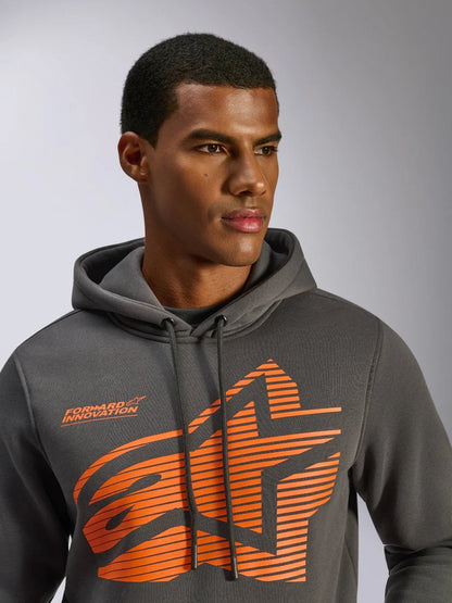 Alpinestars Hoodie Fasting Charcoal - MxProStoreParts