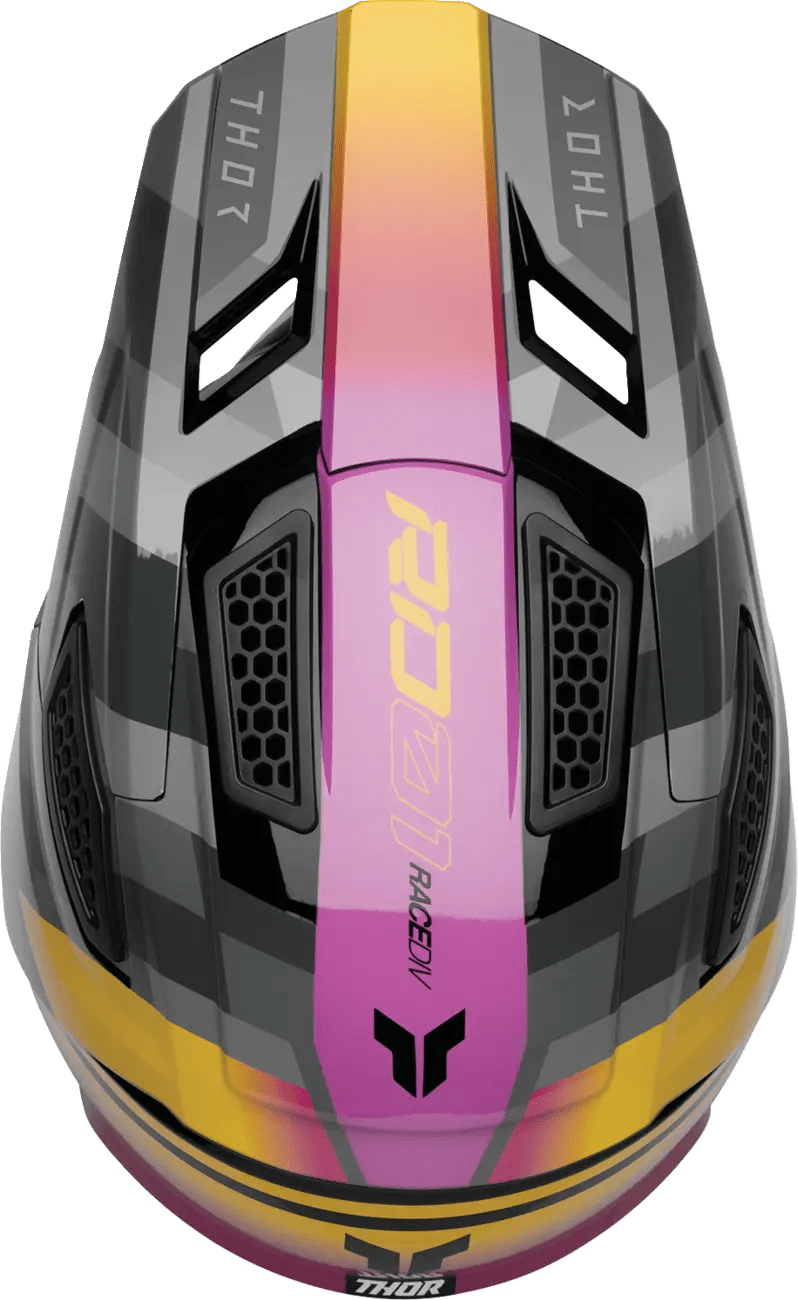 THOR Fleet Camber Casque Moto ERT Polycarbonate Noir - MxProStoreParts