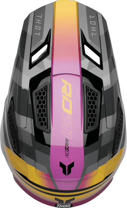 THOR Fleet Camber Casque Moto ERT Polycarbonate Noir - MxProStoreParts