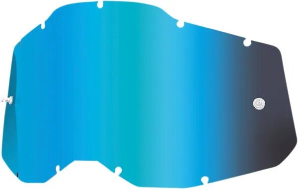 100% vervangingslens Accuri 2 / Racecraft 2 / Strata 2 – blauwe spiegel - MxProStoreParts